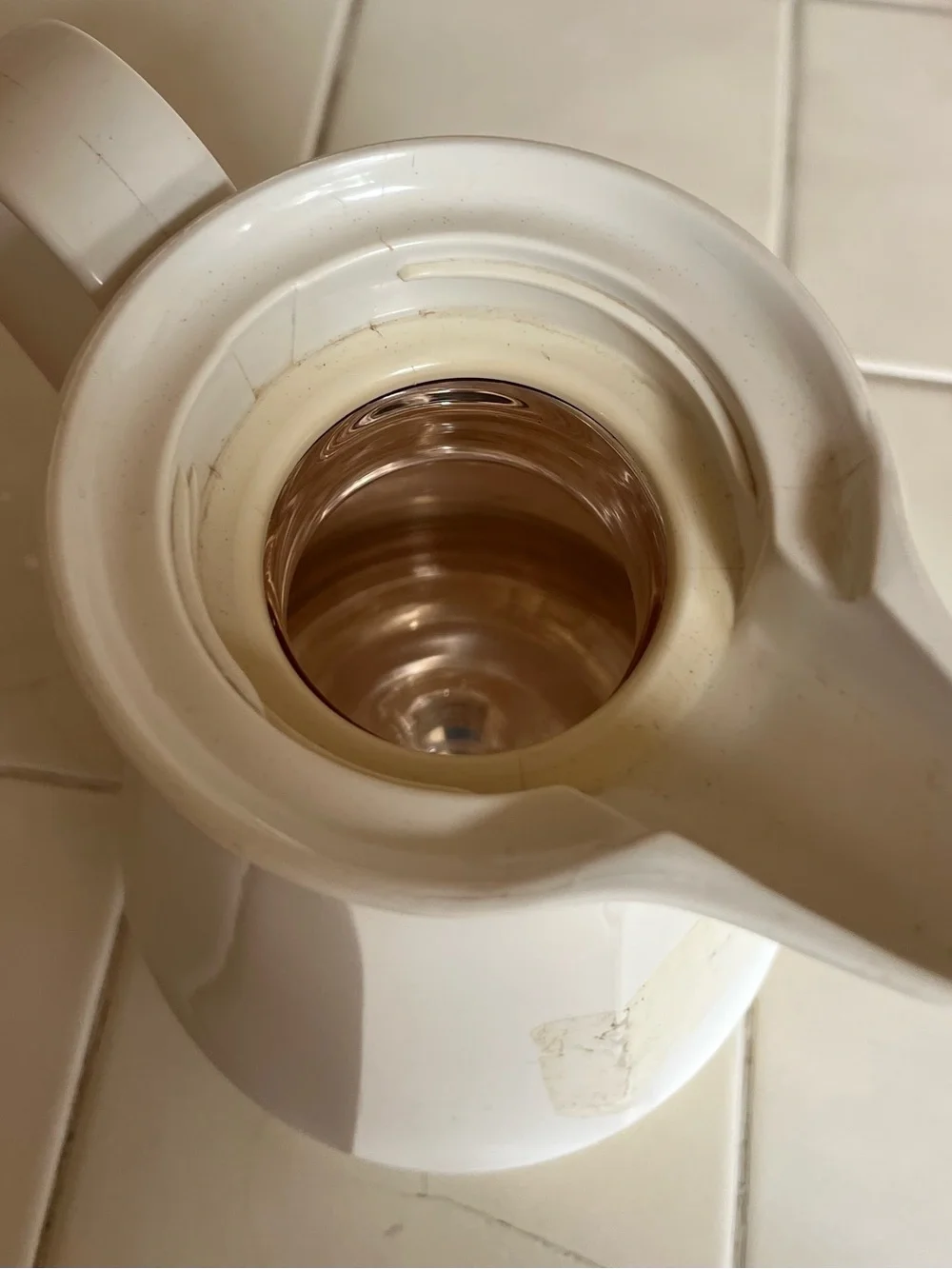 White  Pitcher with Cream Lid